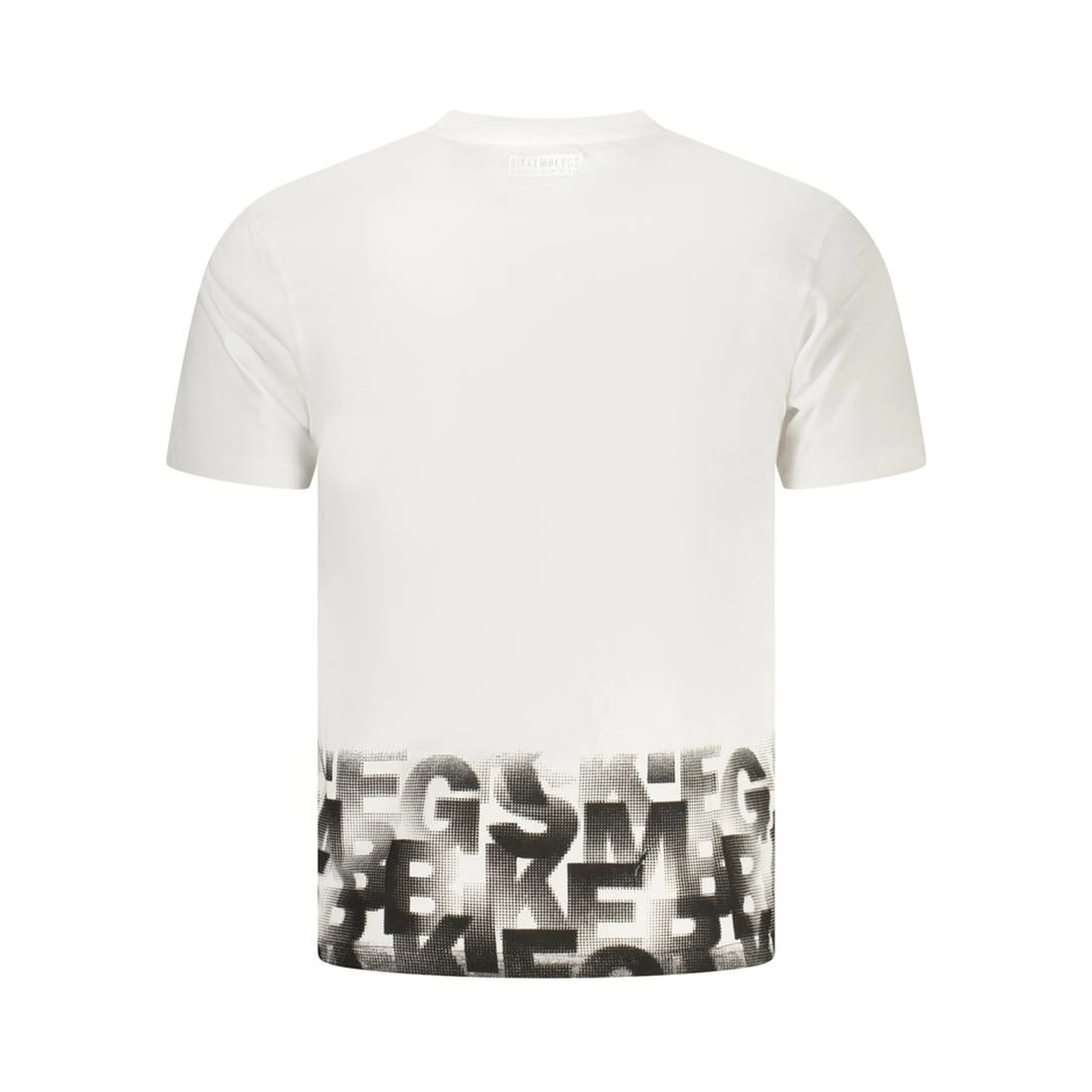 White Cotton Men's T-Shirt