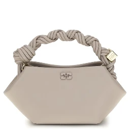 Gray Recycled Leather Handbag