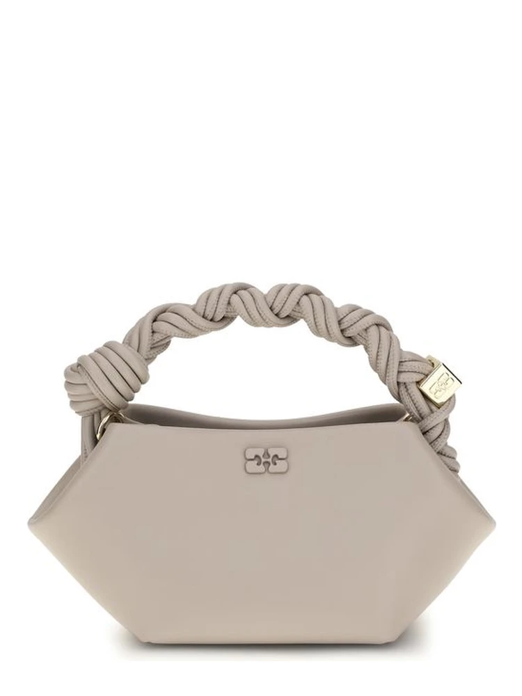 Gray Recycled Leather Handbag