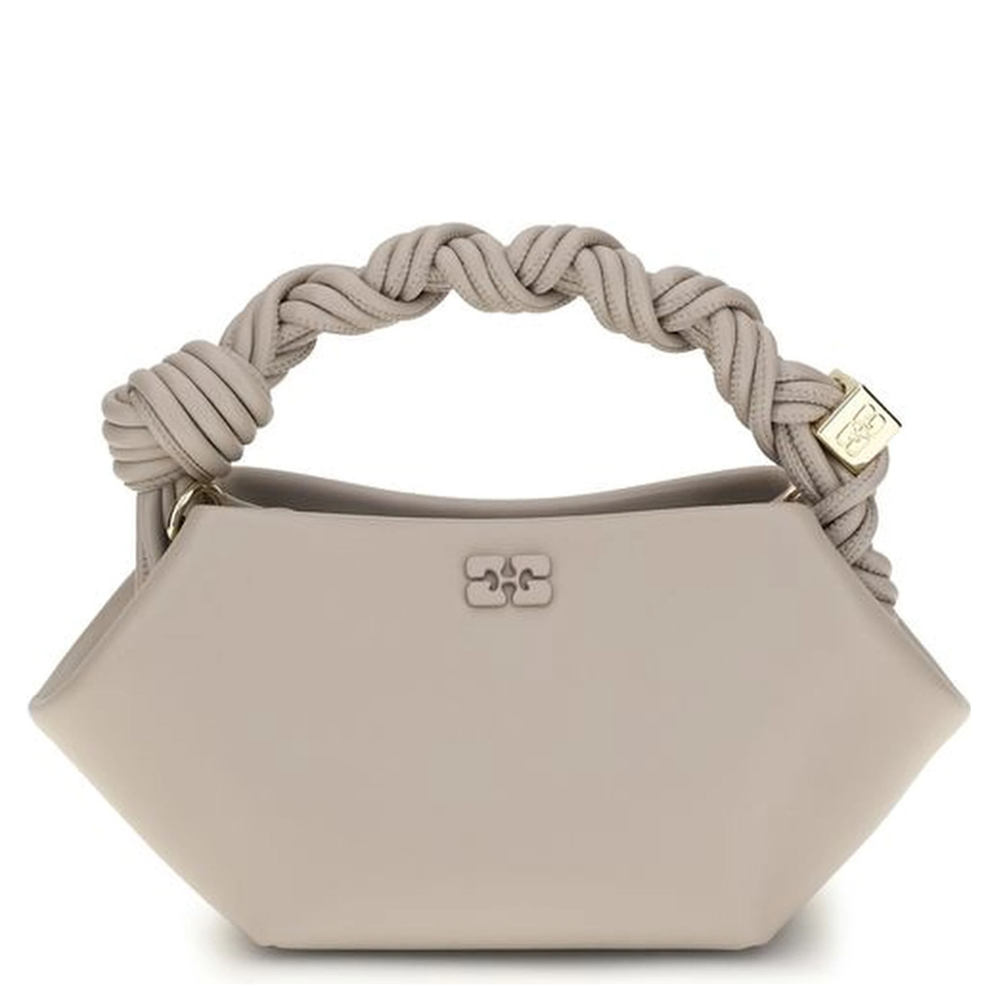 Gray Recycled Leather Handbag