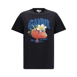 Black Cotton T-Shirt
