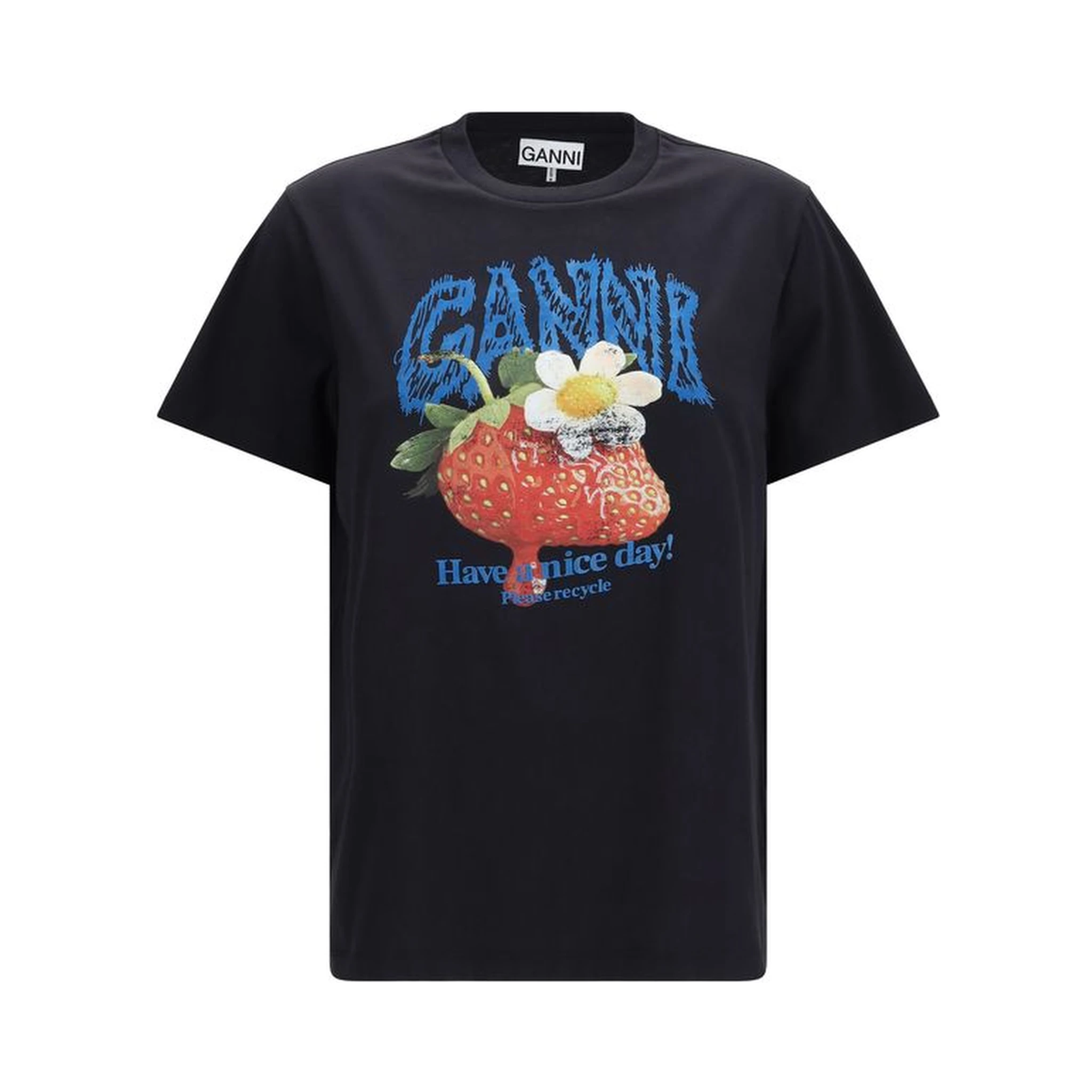 Black Cotton T-Shirt