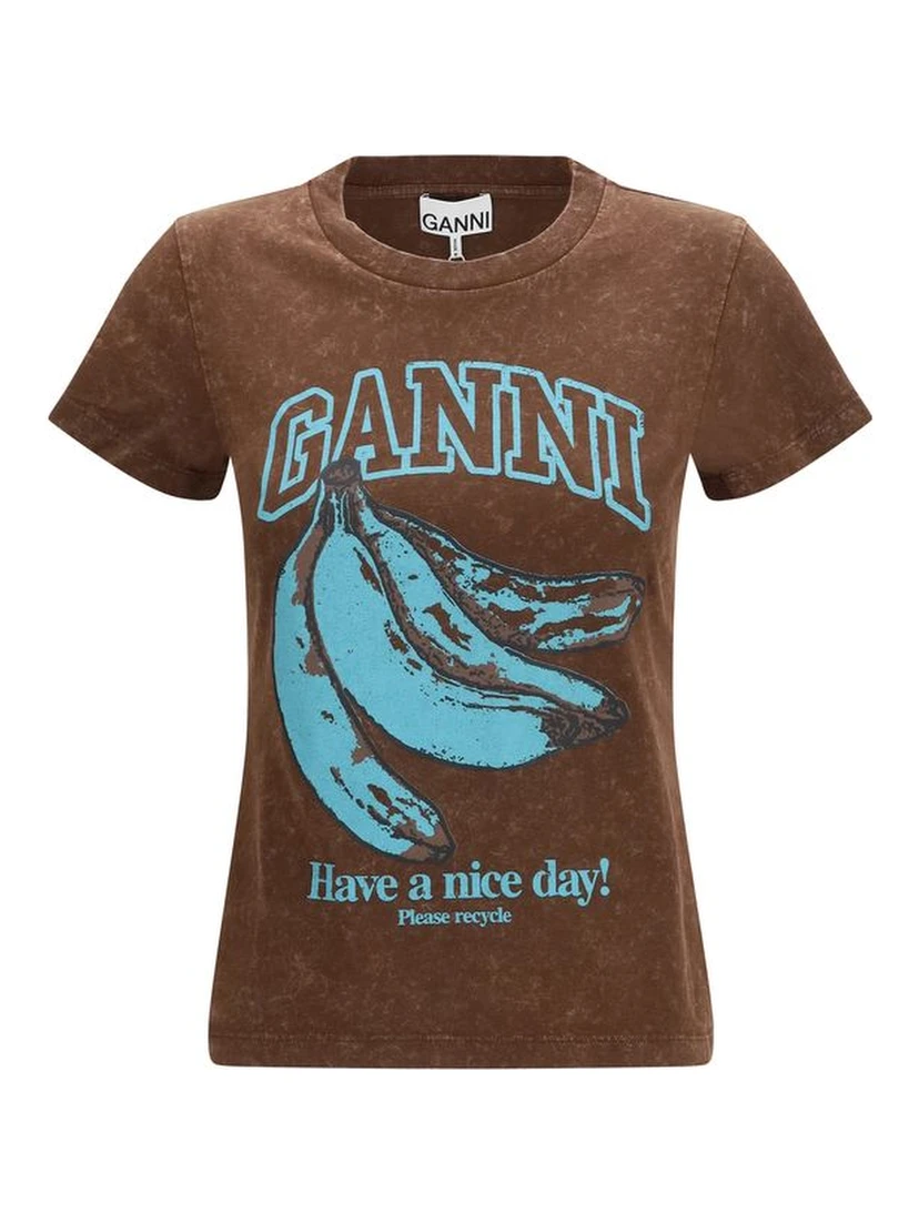 Brown Cotton T-Shirt
