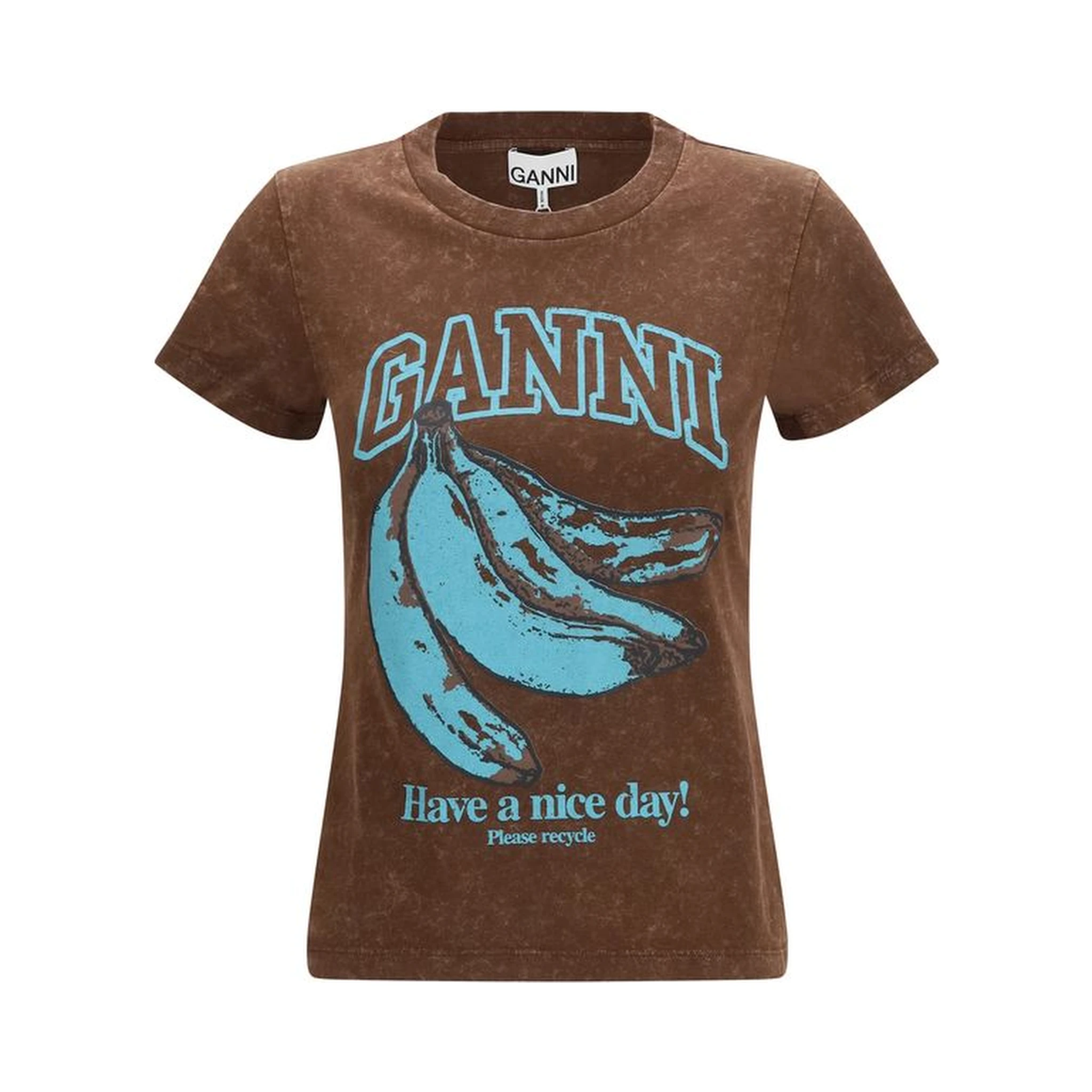 Brown Cotton T-Shirt