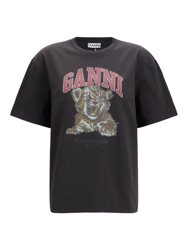 Black Cotton T-Shirt
