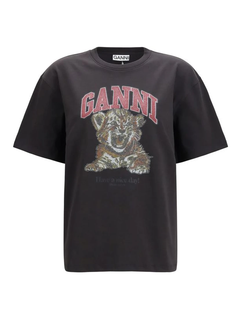 Black Cotton T-Shirt