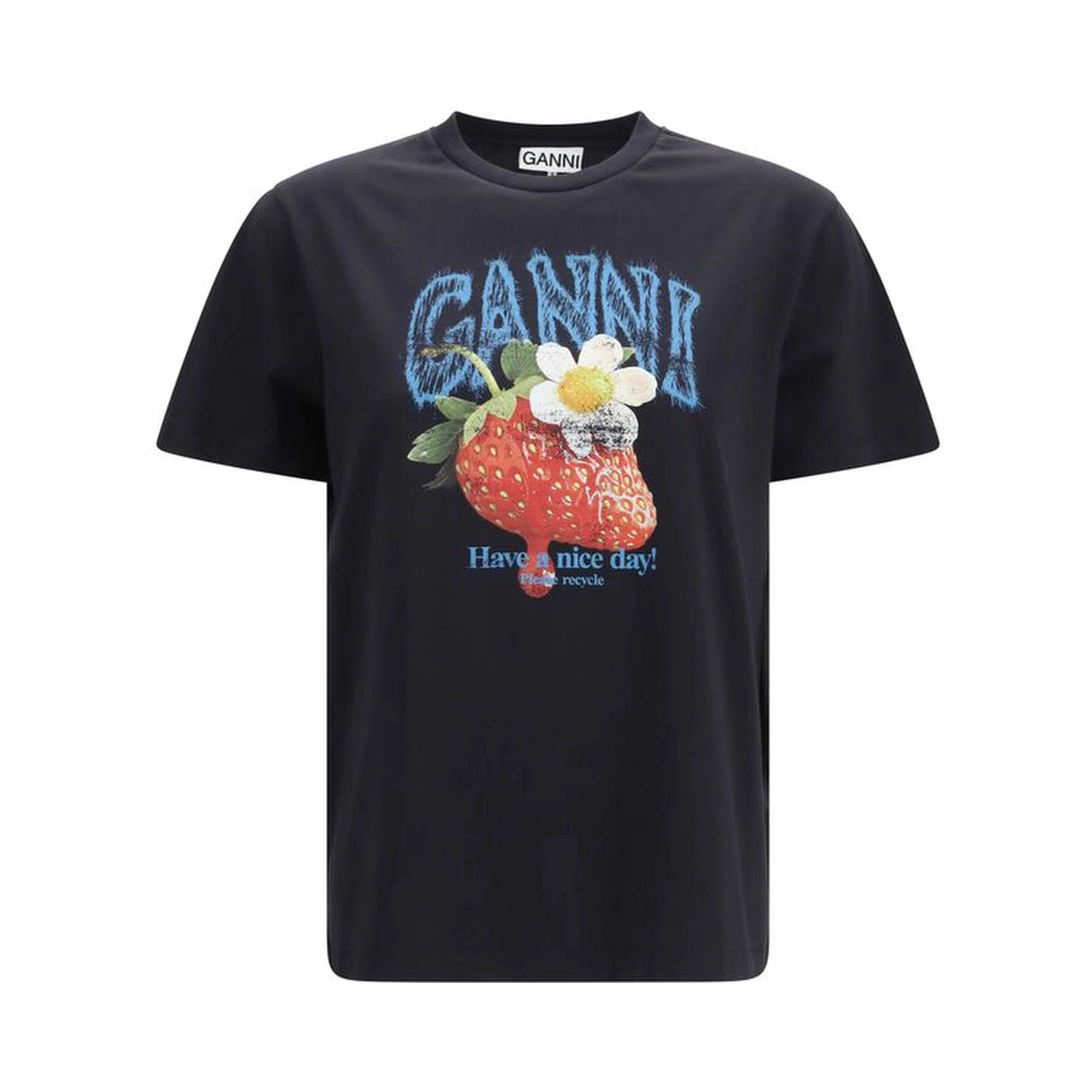 Black Cotton T-Shirt