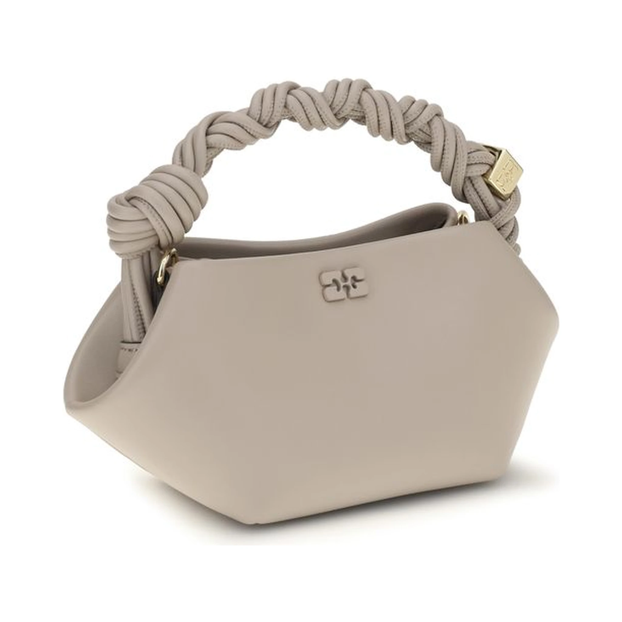 Gray Recycled Leather Handbag