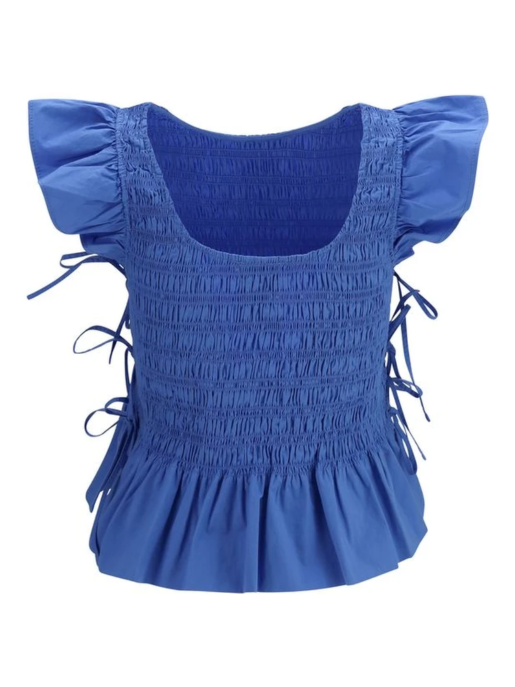 Blue Cotton Blouse alternative