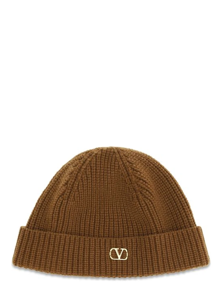 Brown Cashmere Beanie