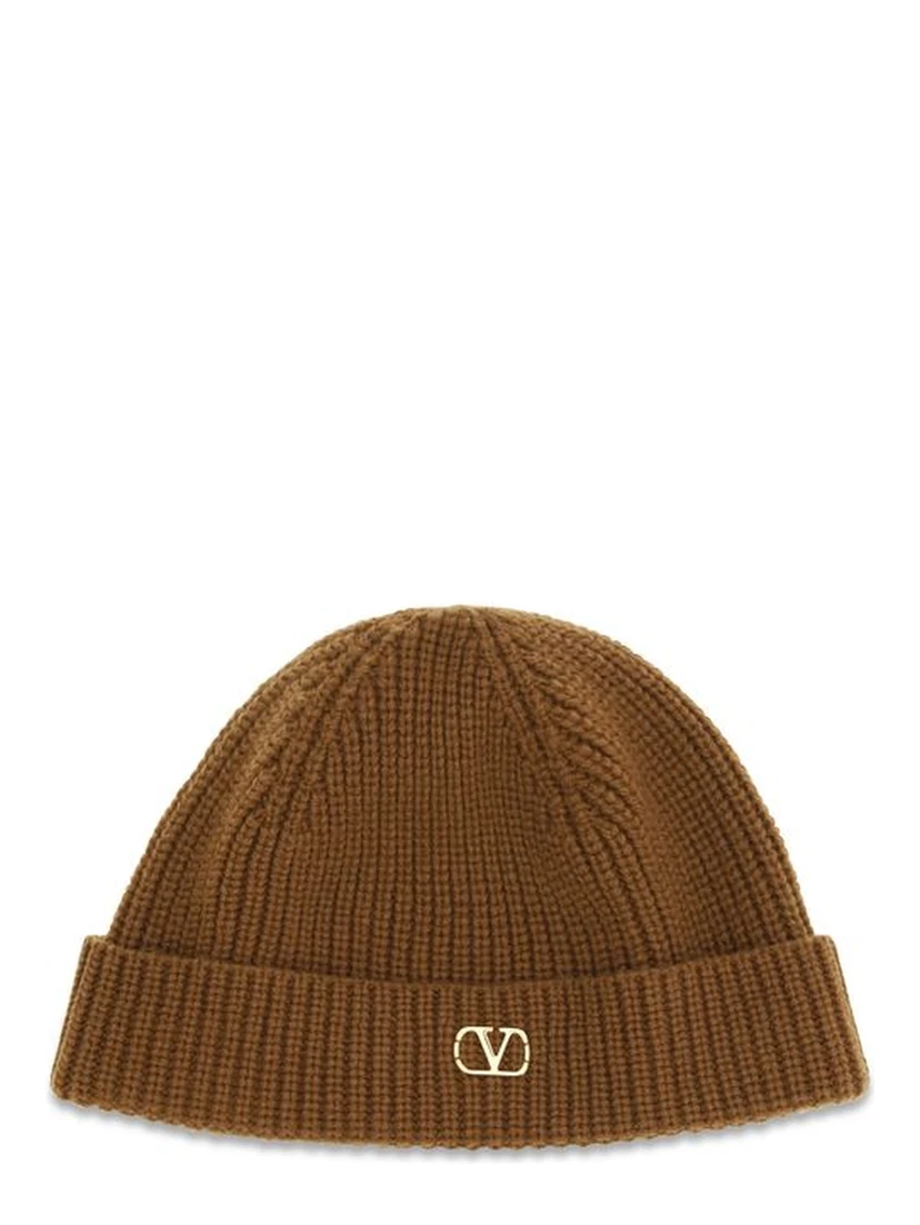 Brown Cashmere Beanie
