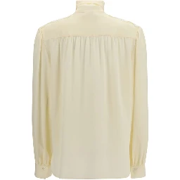 Beige Polyester Blouse