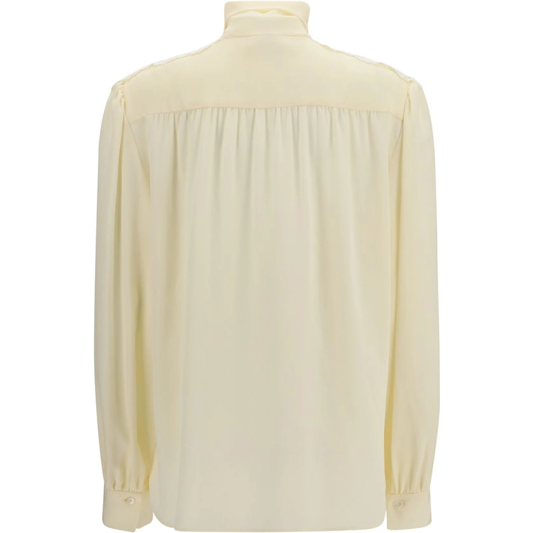 Beige Polyester Blouse