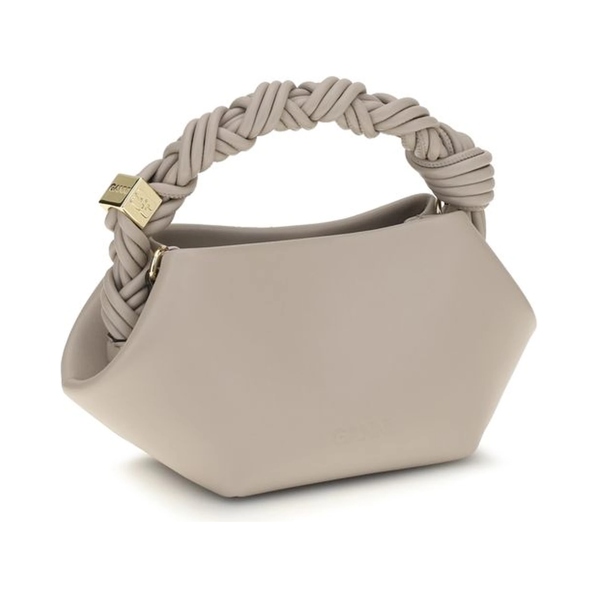 Gray Recycled Leather Handbag