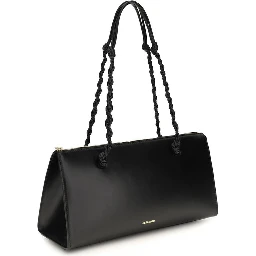 Black Calf Leather Bos Taurus Shoulder Bag
