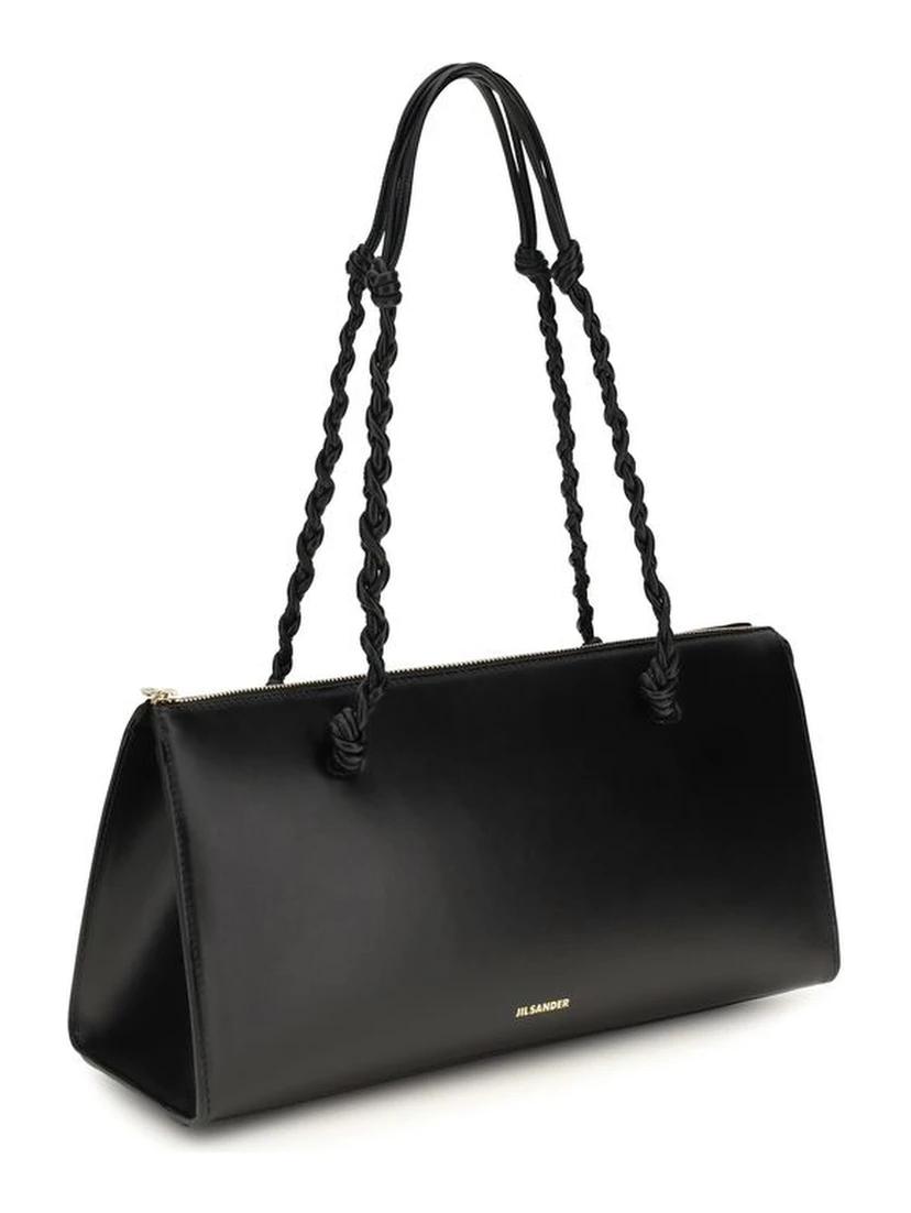 Black Calf Leather Bos Taurus Shoulder Bag