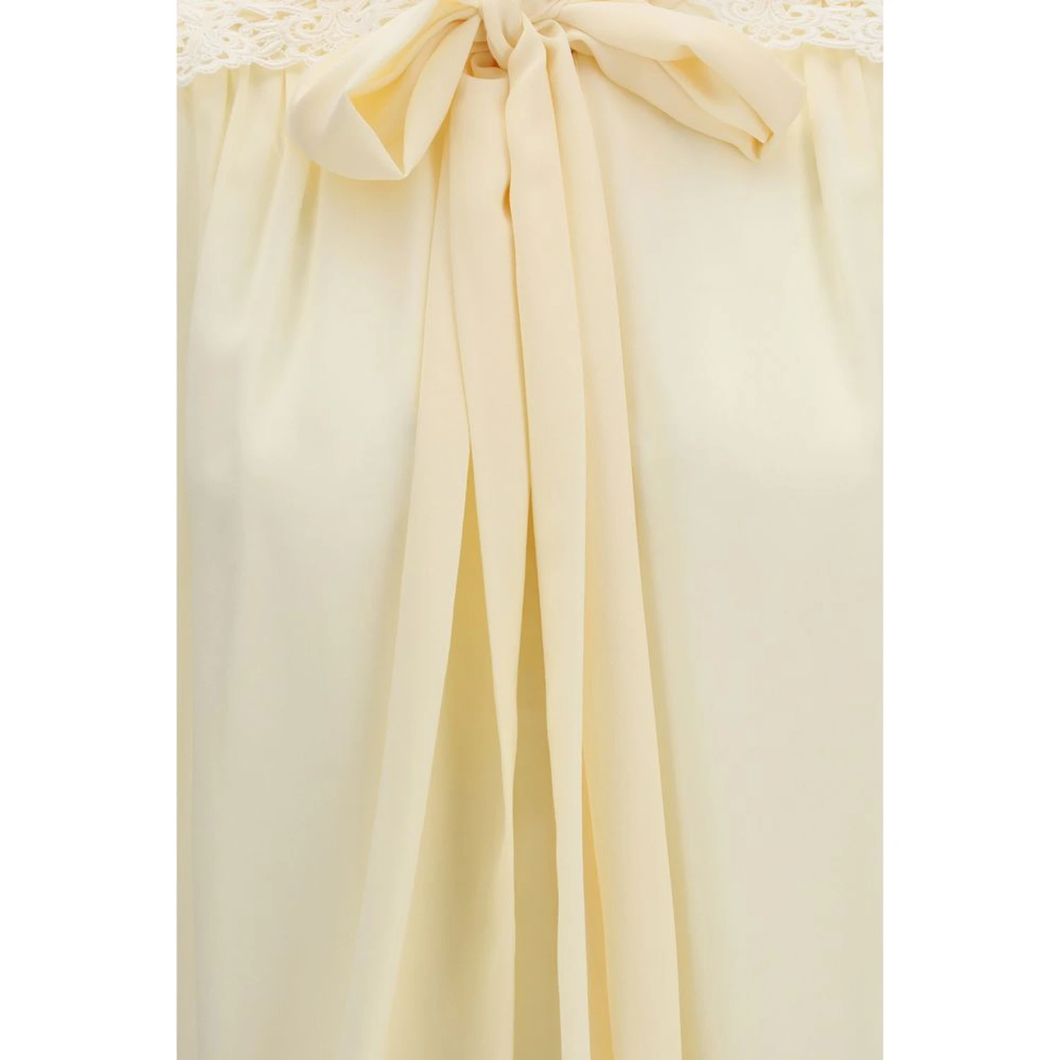 Beige Polyester Blouse