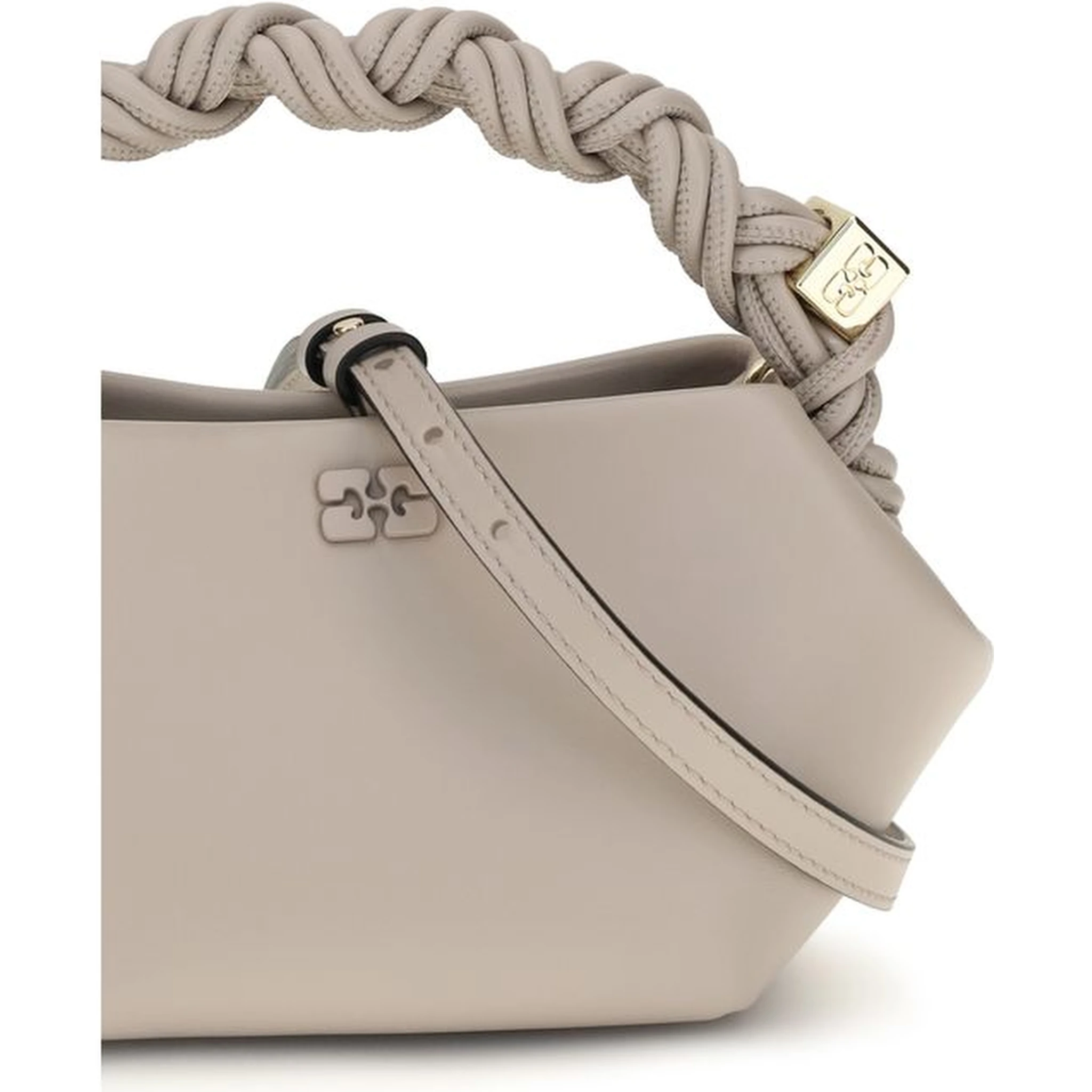 Gray Recycled Leather Handbag