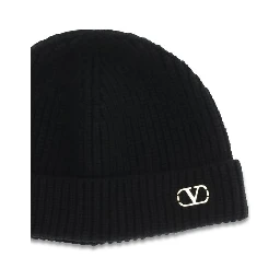 Black Cashmere Beanie