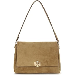 Beige Calf Leather Bos Taurus Shoulder Bag