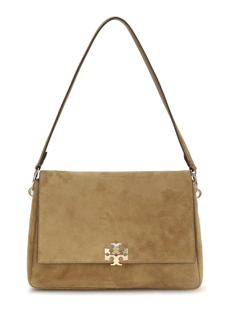Beige Calf Leather Bos Taurus Shoulder Bag