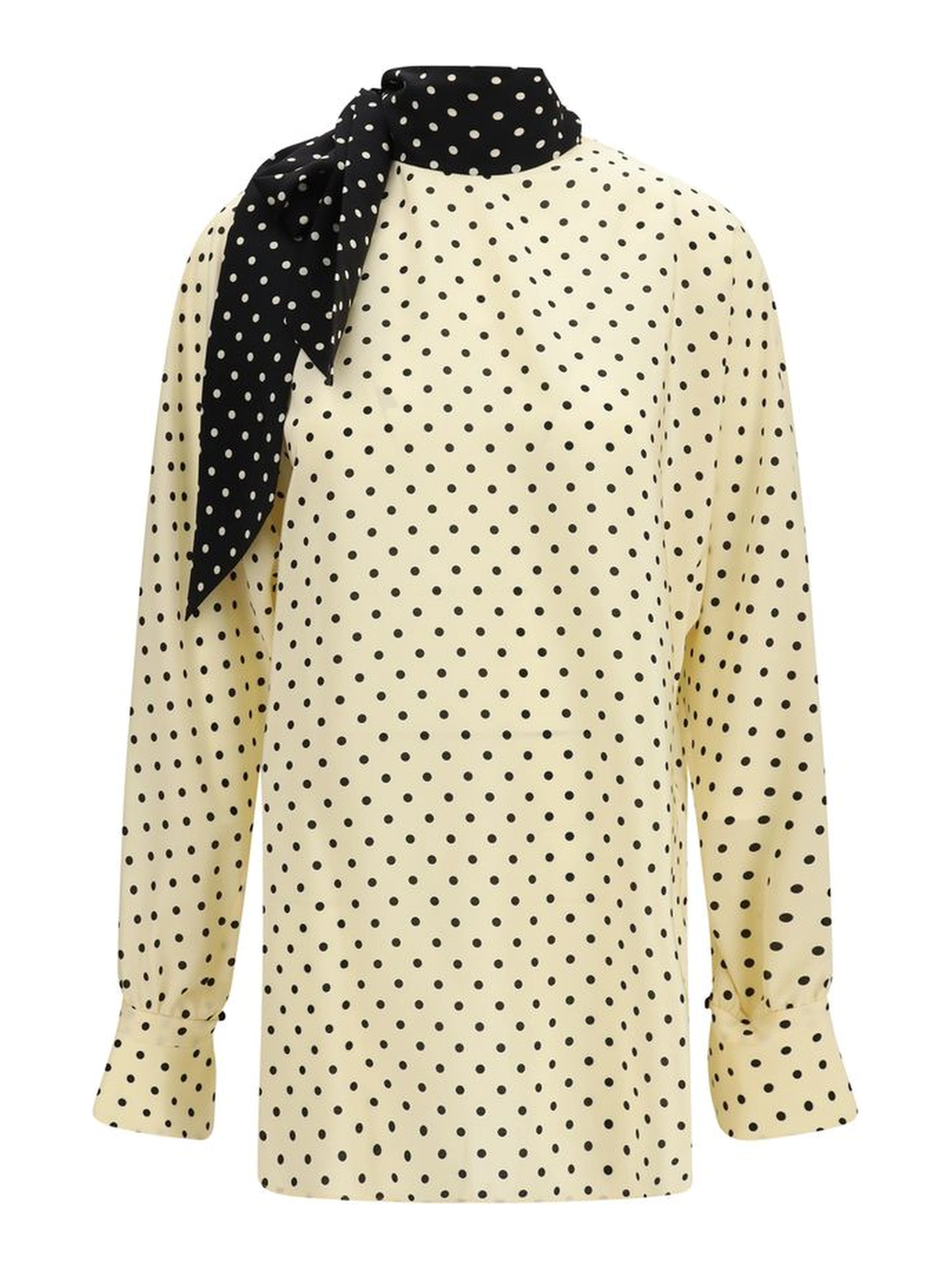 Beige Silk Blouse