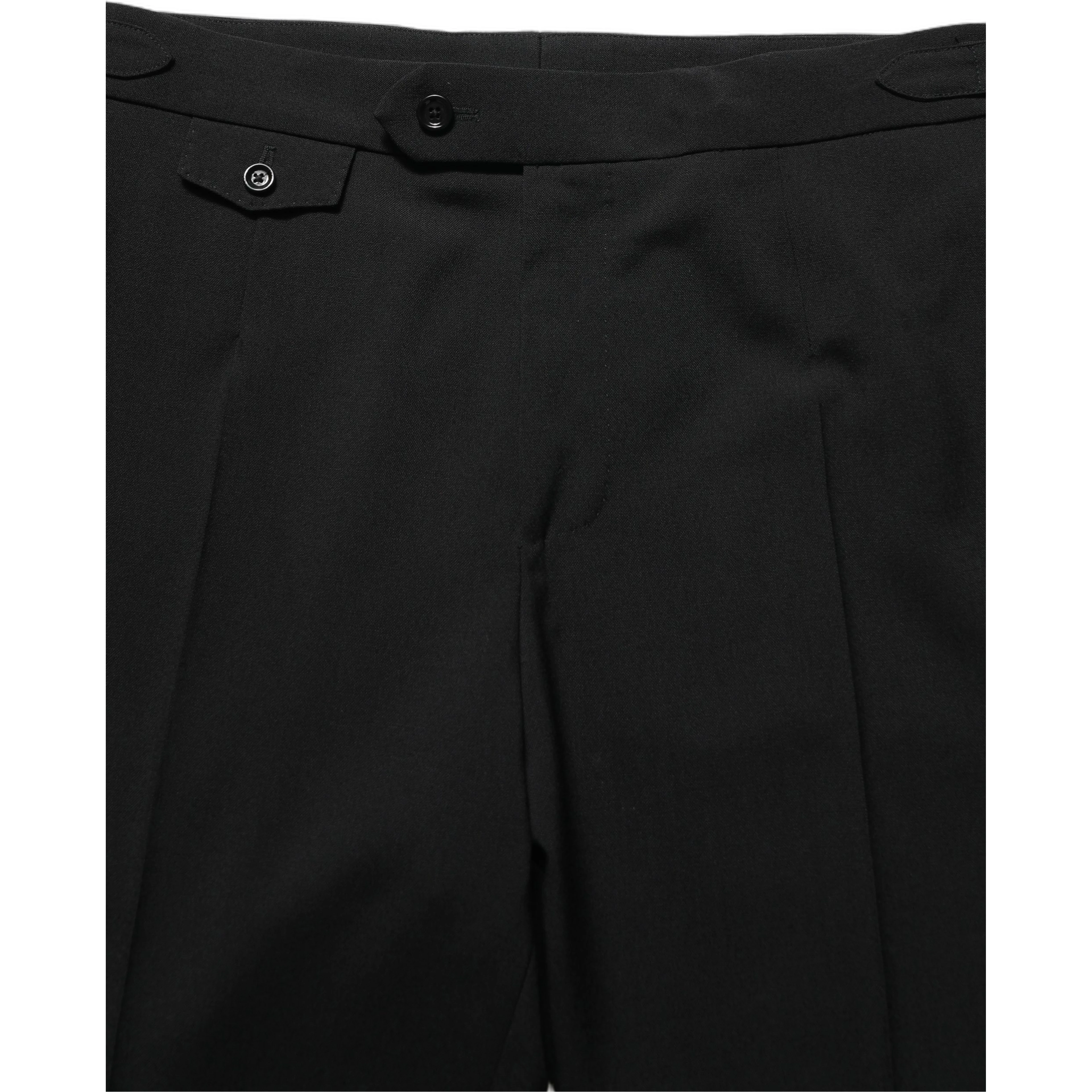 Black Tapered Leg Men Dress Trouser Pants