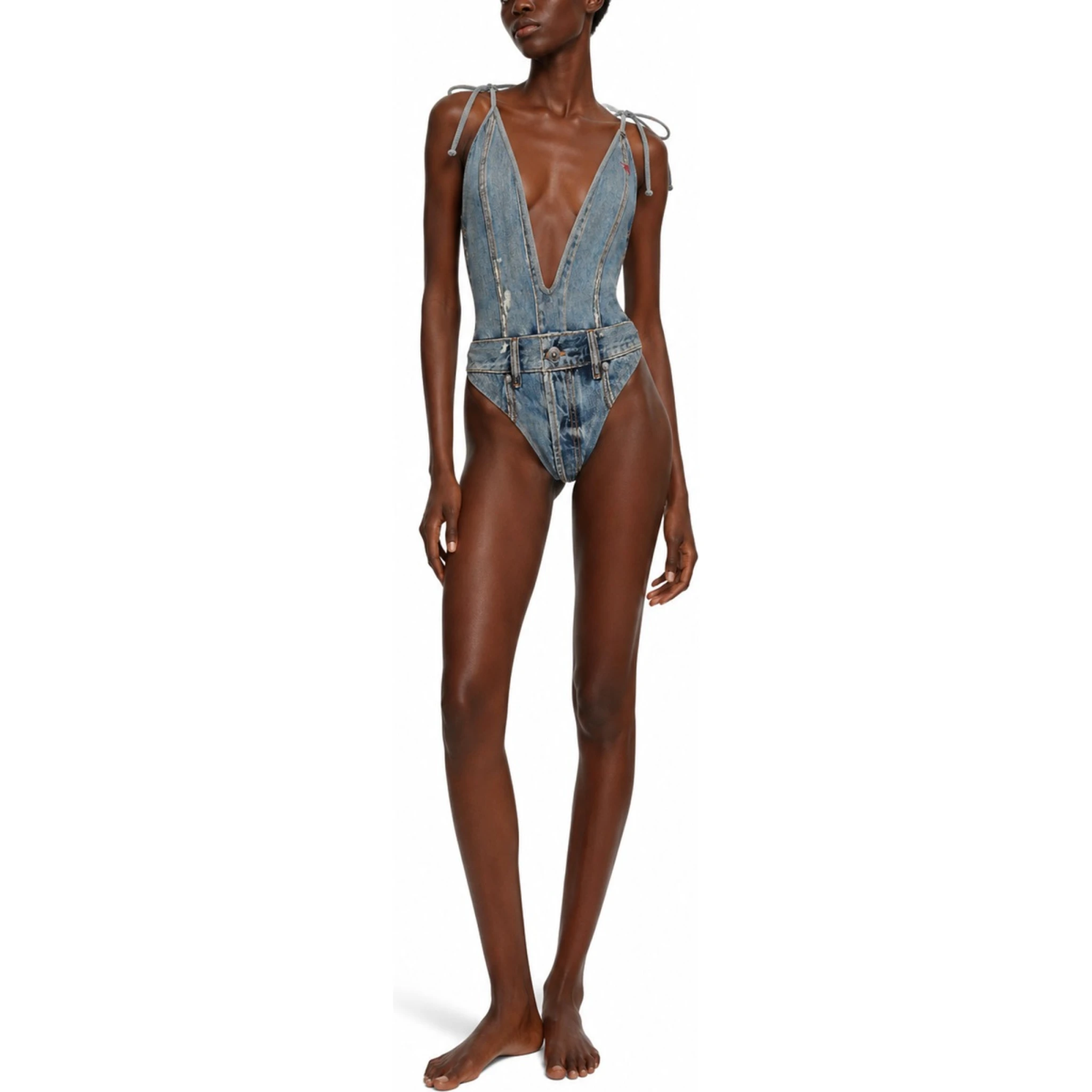 COSTUME INTERO EFFETTO DENIM