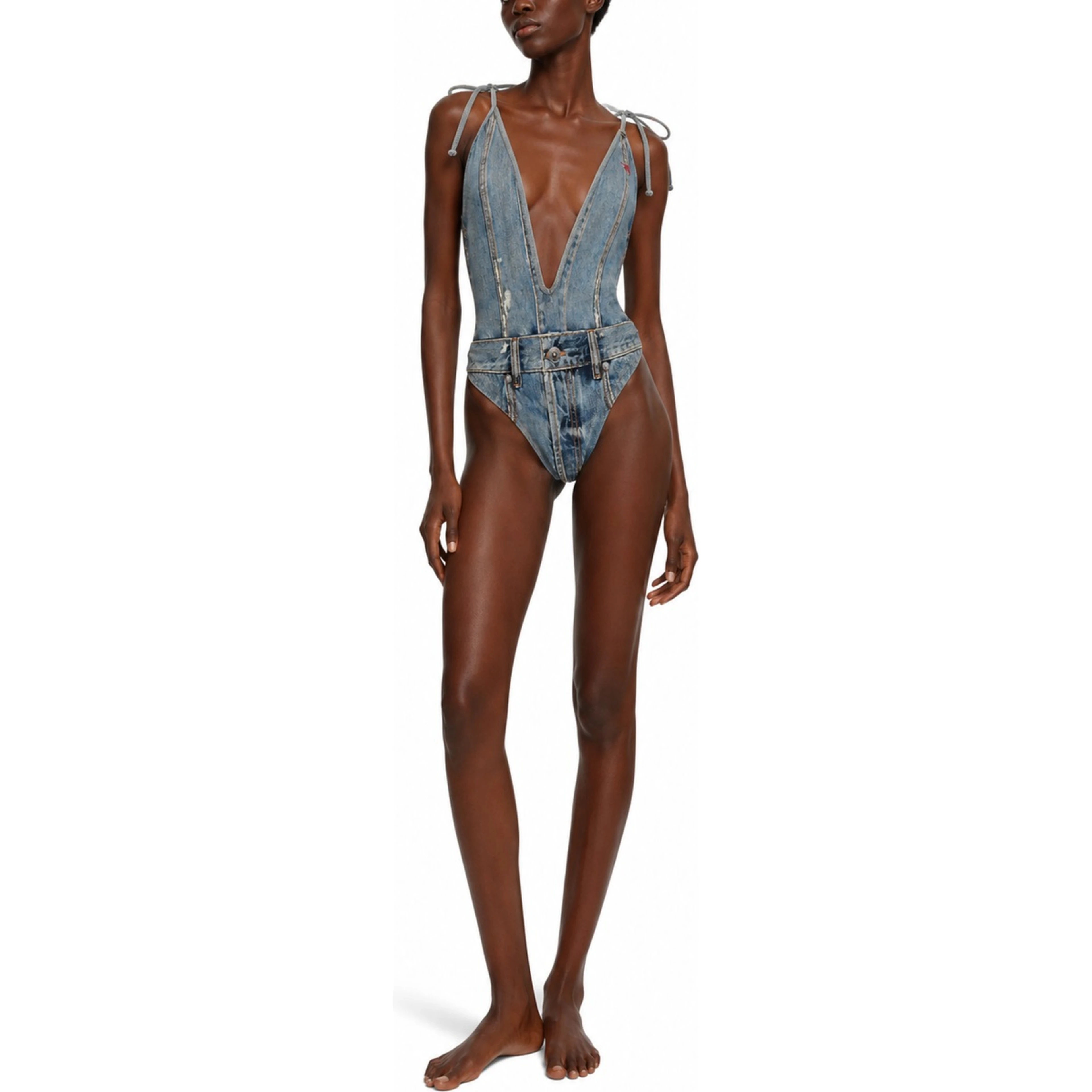 COSTUME INTERO EFFETTO DENIM