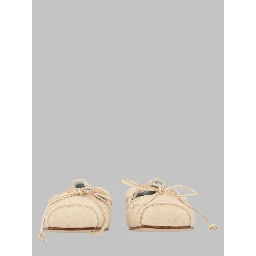 BALLERINA IN PELLE CON PUNTA SQUADRATA