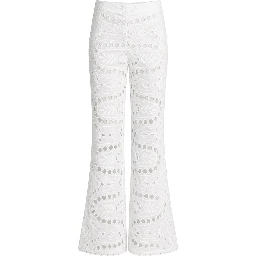 PANTALONE "STERN" CON MOTIVO TRAFORATO