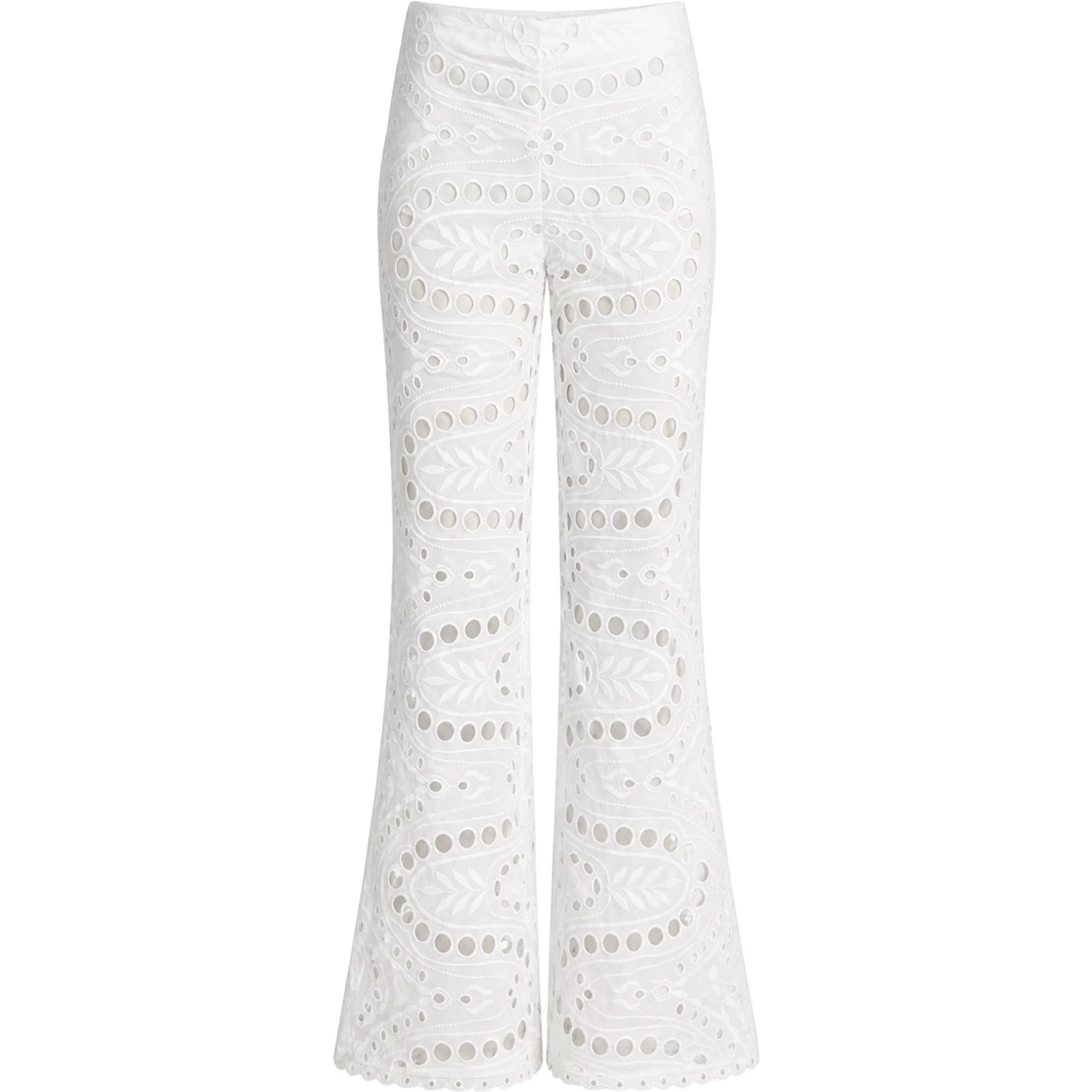 PANTALONE "STERN" CON MOTIVO TRAFORATO