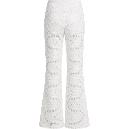 PANTALONE "STERN" CON MOTIVO TRAFORATO