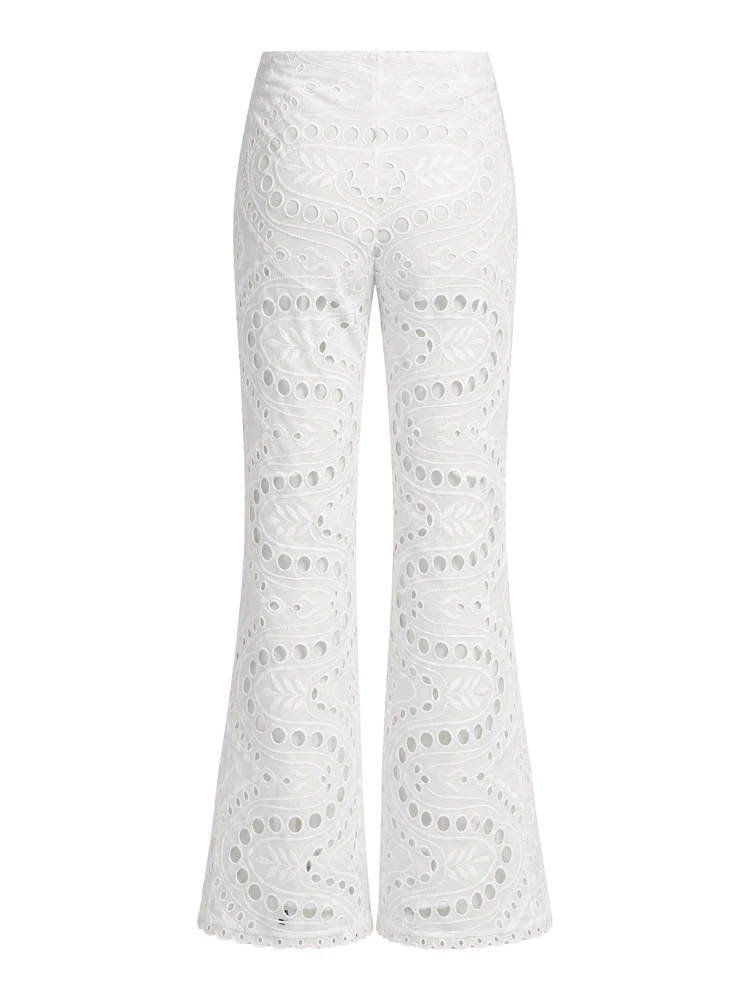 PANTALONE "STERN" CON MOTIVO TRAFORATO alternative