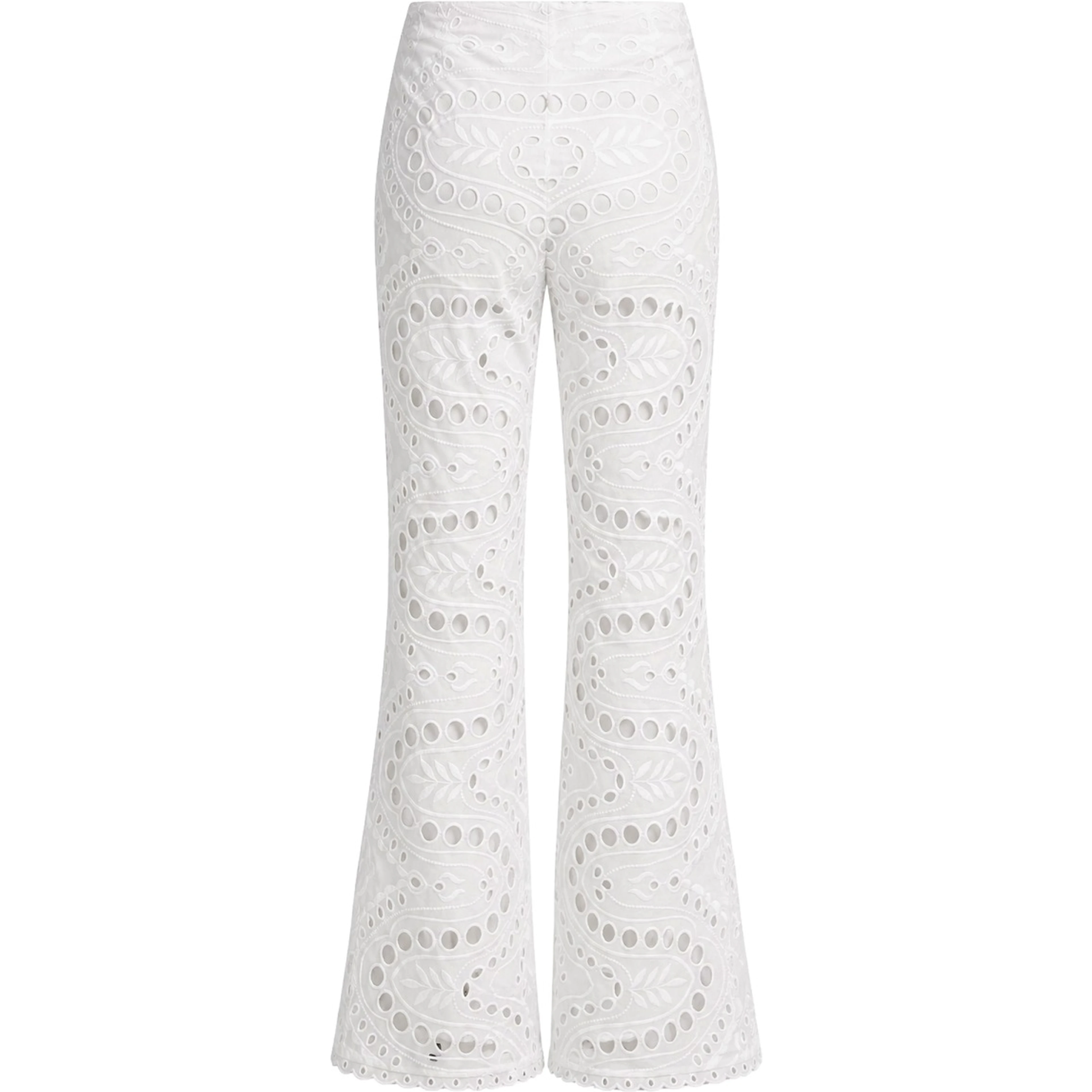 PANTALONE "STERN" CON MOTIVO TRAFORATO