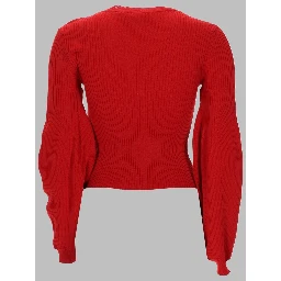 stretch knit jumper