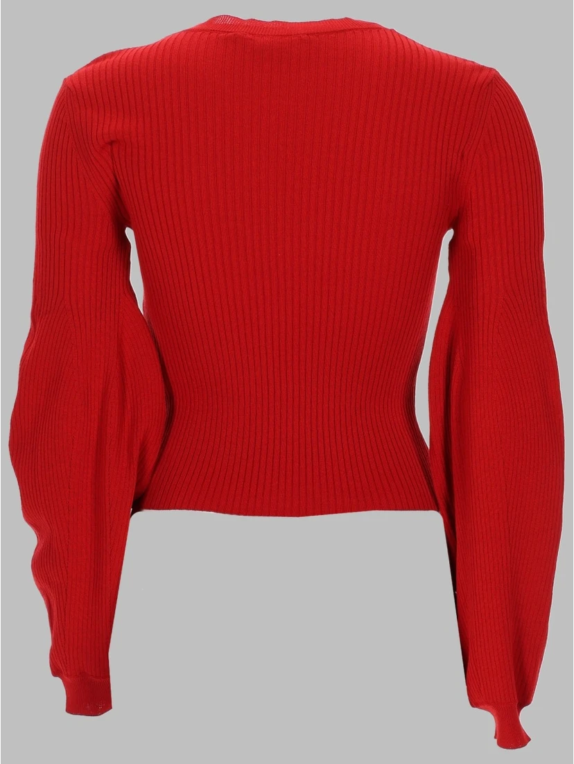 stretch knit jumper