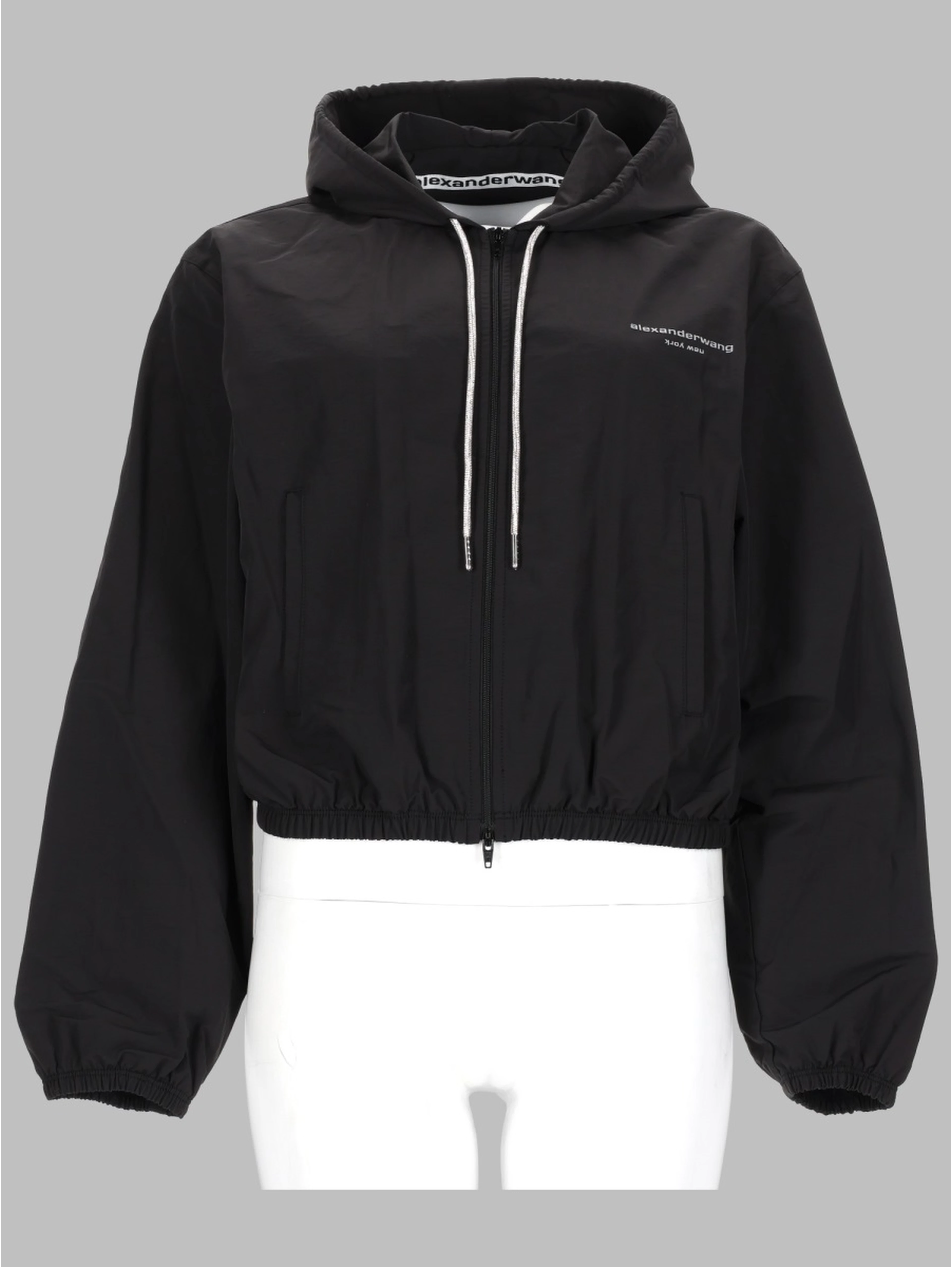 GIACCA CON CAPPUCCIO E LOGO