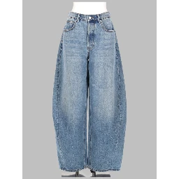 JEANS "BLOW UP" CON LOGO IN STRASS