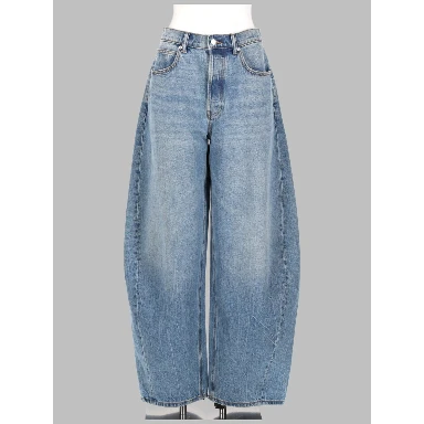 JEANS "BLOW UP" CON LOGO IN STRASS