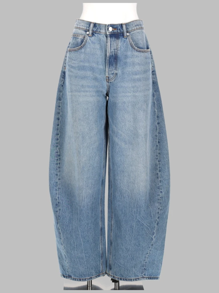 JEANS "BLOW UP" CON LOGO IN STRASS
