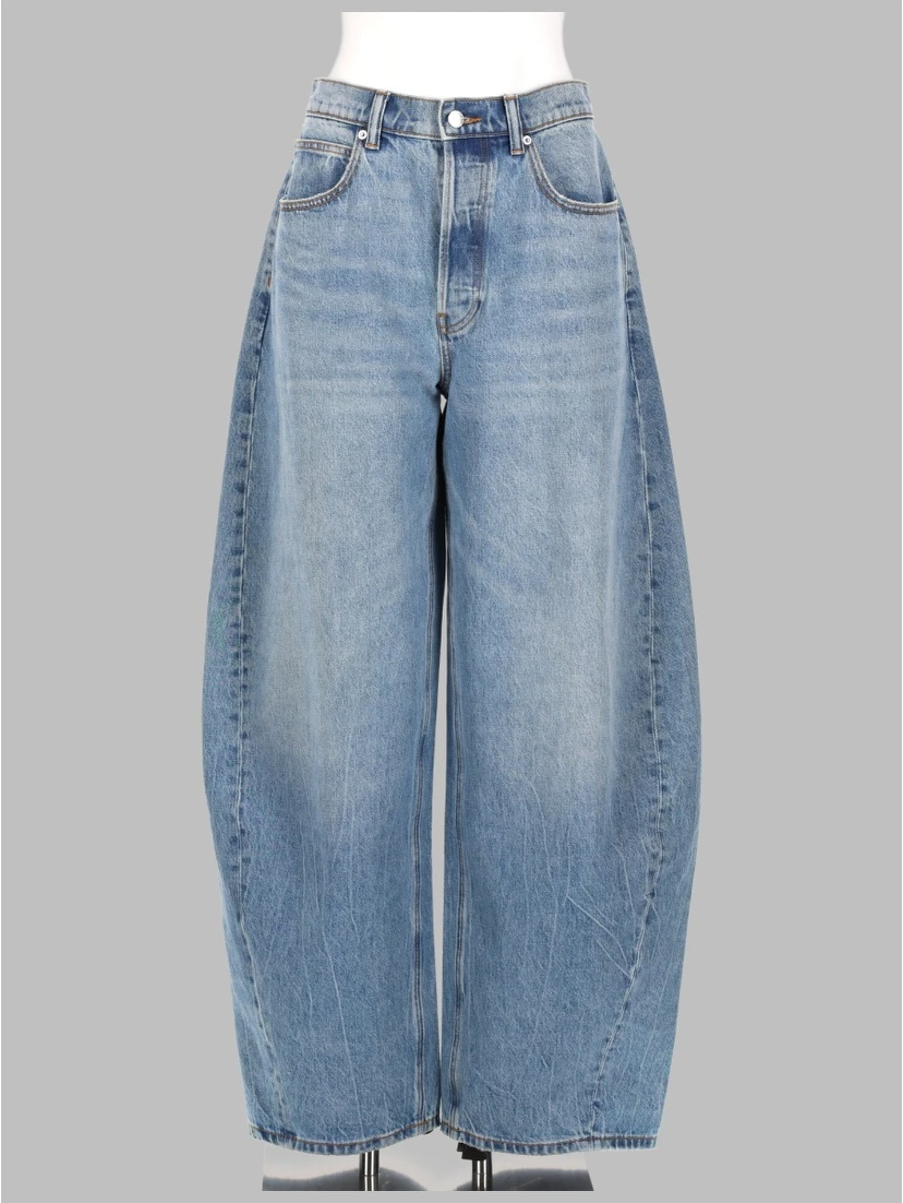JEANS "BLOW UP" CON LOGO IN STRASS