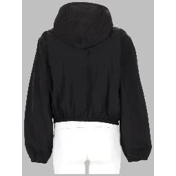 GIACCA CON CAPPUCCIO E LOGO