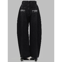 JEANS "BLOW UP" CON LOGO IN STRASS