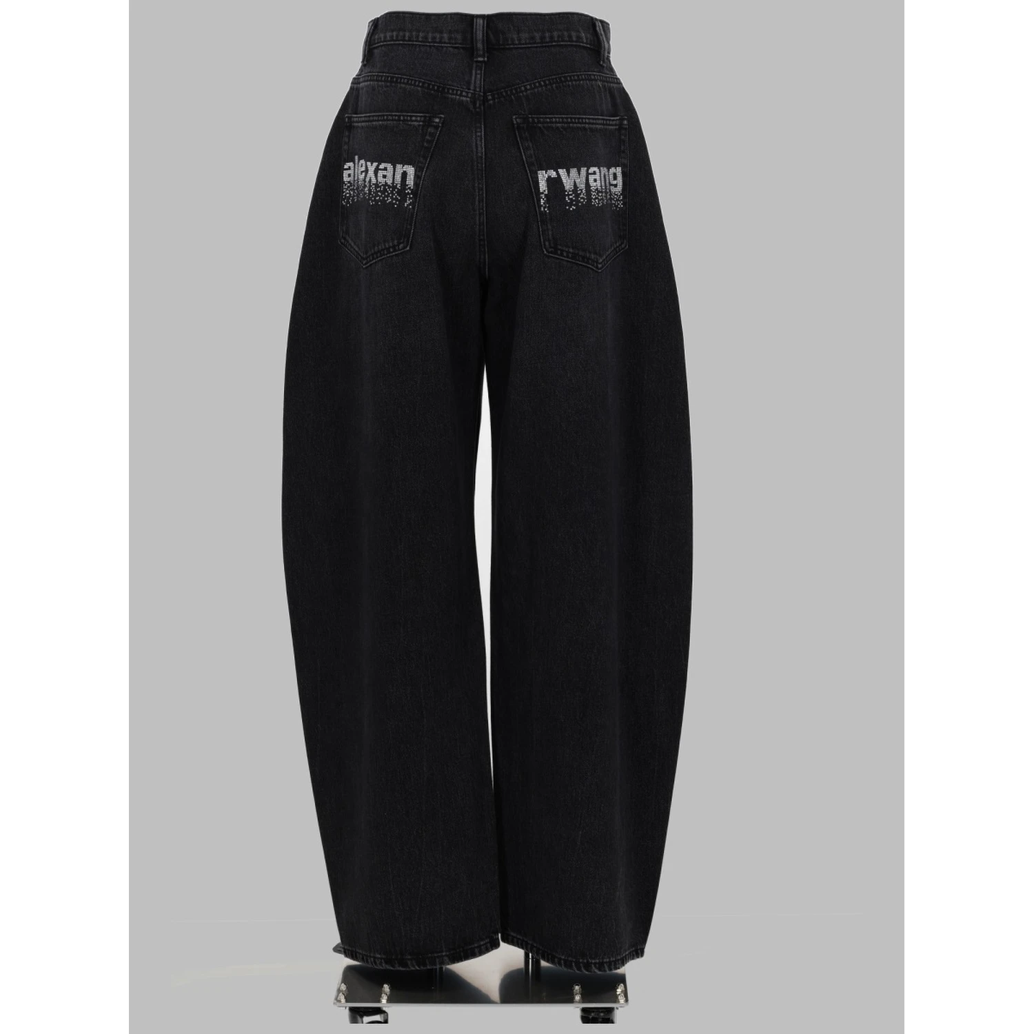 JEANS "BLOW UP" CON LOGO IN STRASS