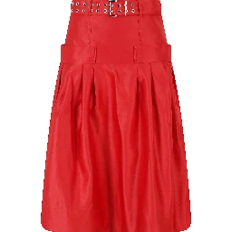 DUCHESSE SATIN KNEE LENGTH SKIRT