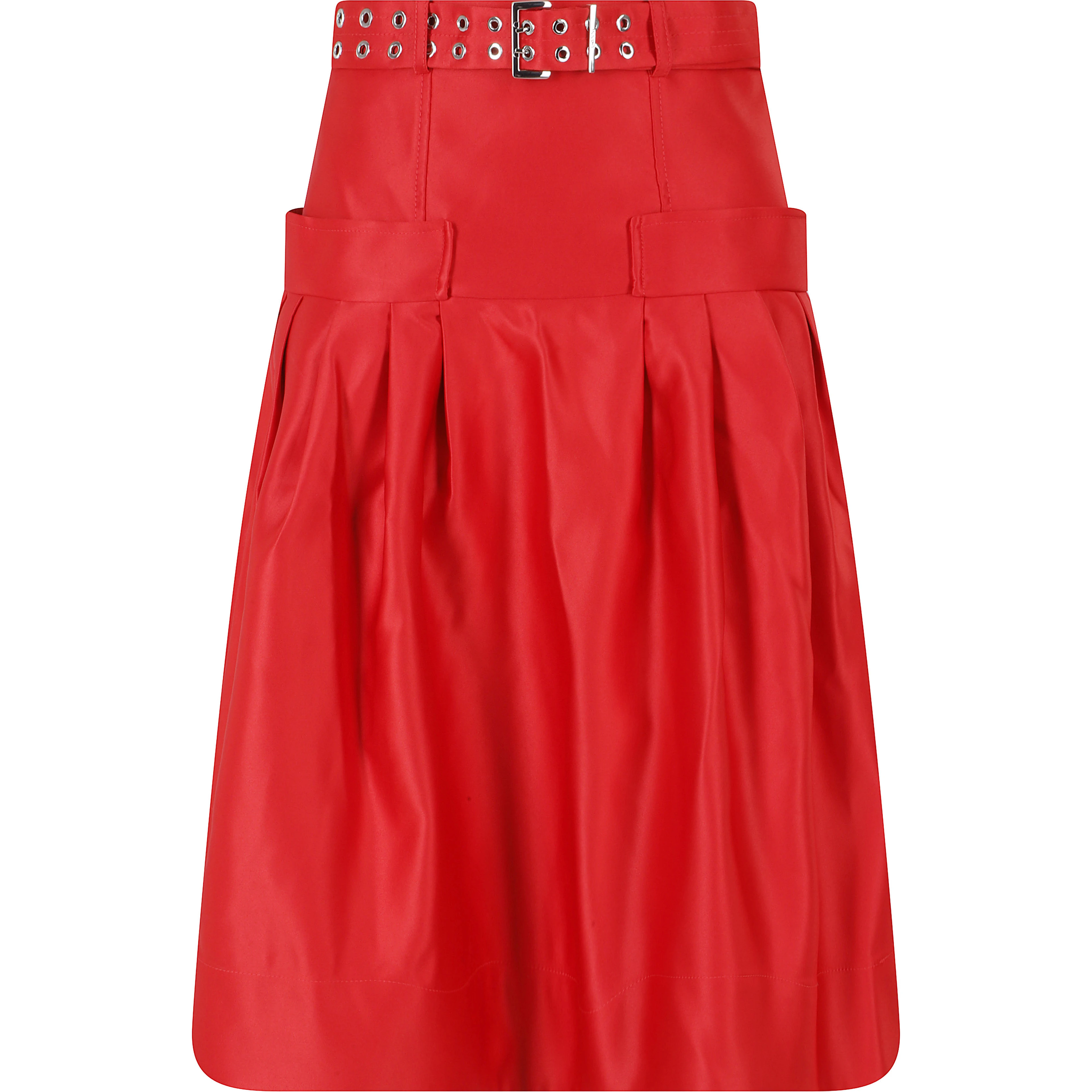 DUCHESSE SATIN KNEE LENGTH SKIRT