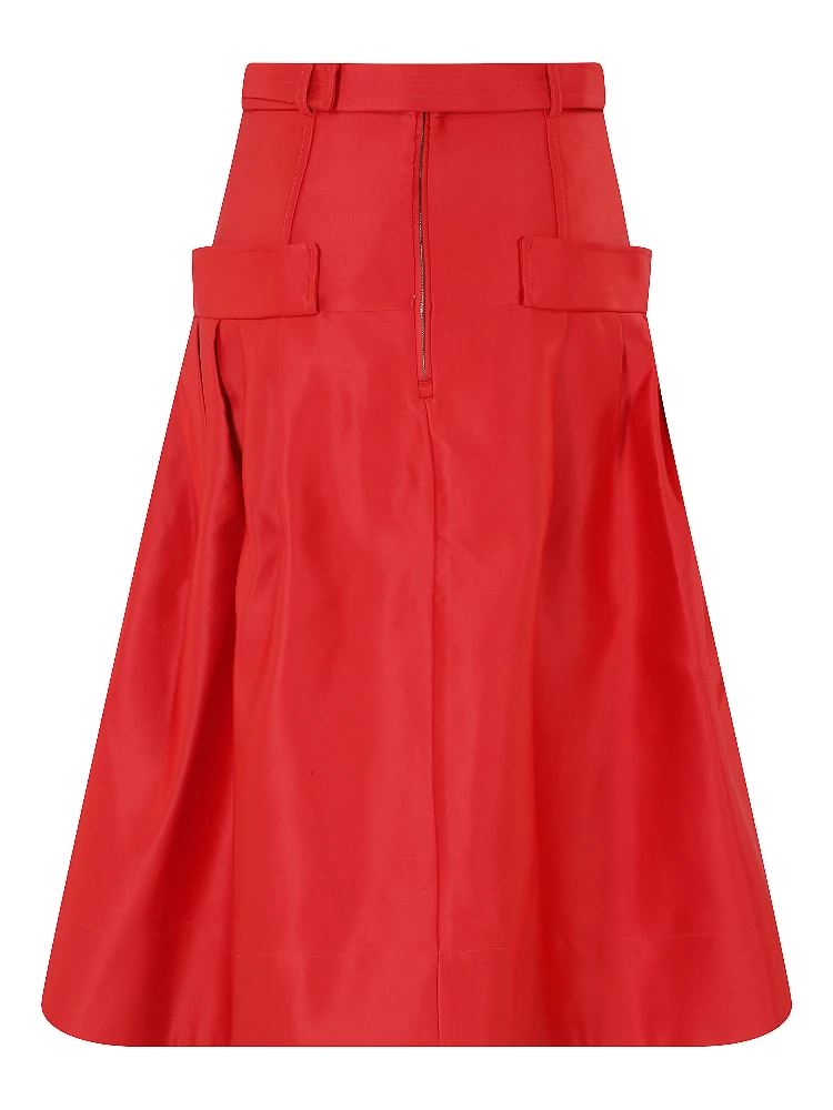 DUCHESSE SATIN KNEE LENGTH SKIRT alternative