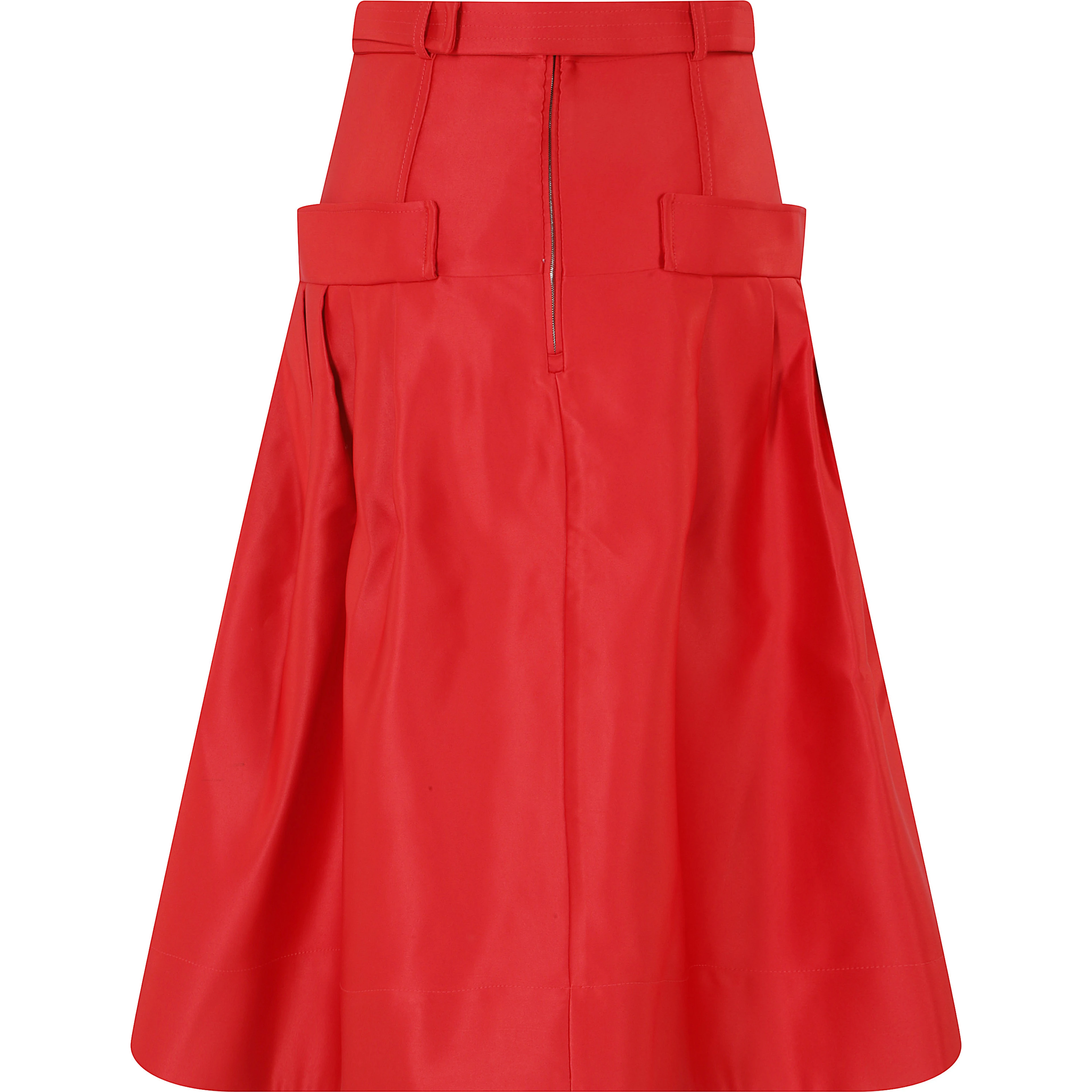 DUCHESSE SATIN KNEE LENGTH SKIRT