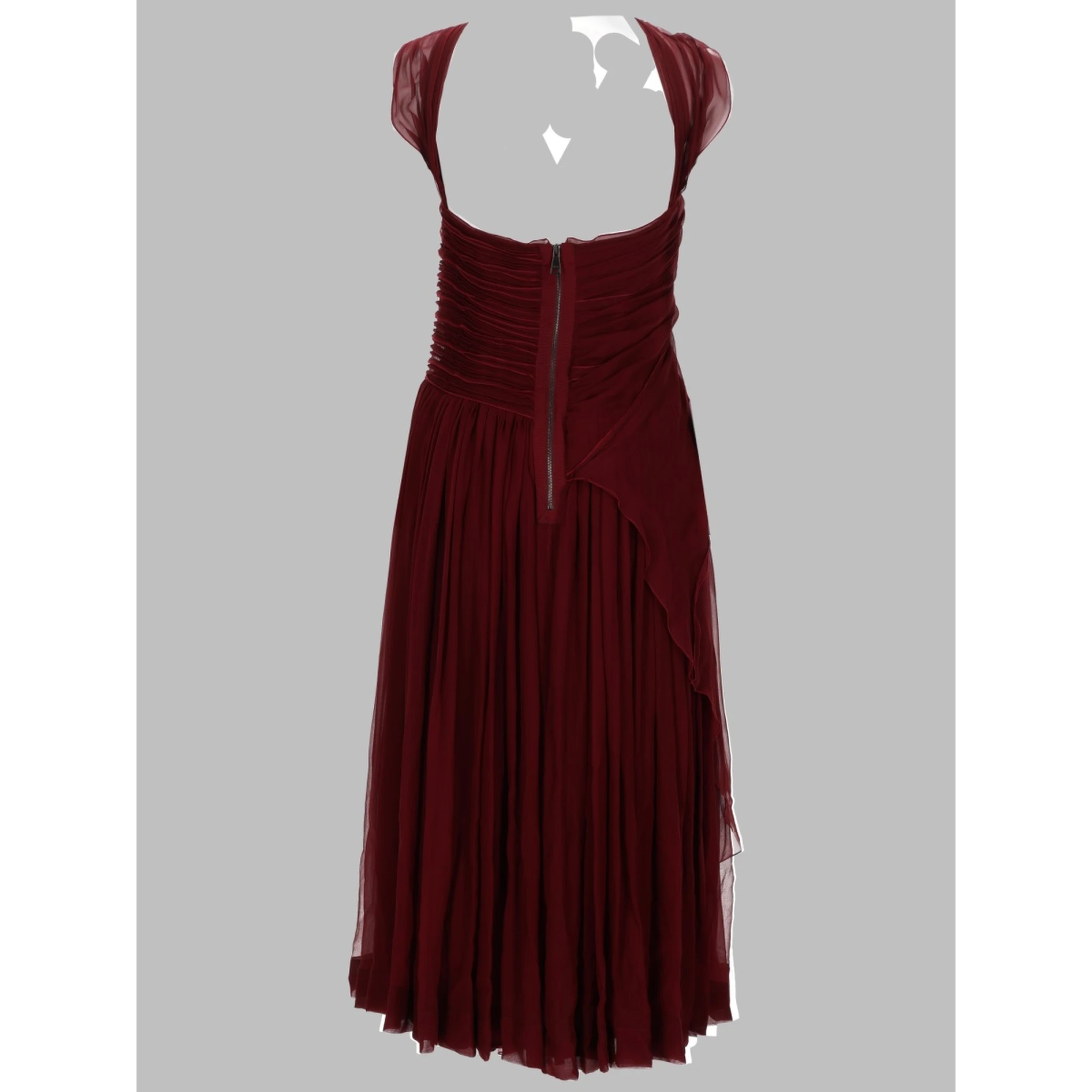 halter strap chiffon dress